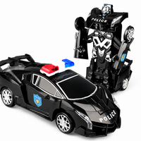 Police Venom  2-in-1 Transforming Robot Car Toy