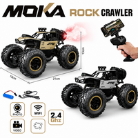 MOKA 4WD Rock Crawler RC Car with Spray, Camera & WiFi