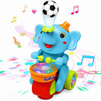 Elephant Musician Toy with Levitating Ball