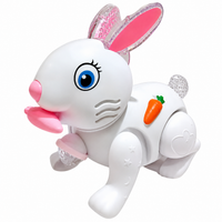 Crawling Rabbit Toy with Lights & Music