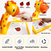 Giraffe Projection Painting Table with Music & Light