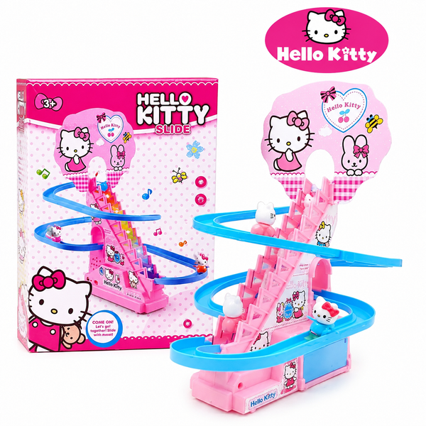 Hello Kitty Automatic Climbing Slide Toy with Lights & Music