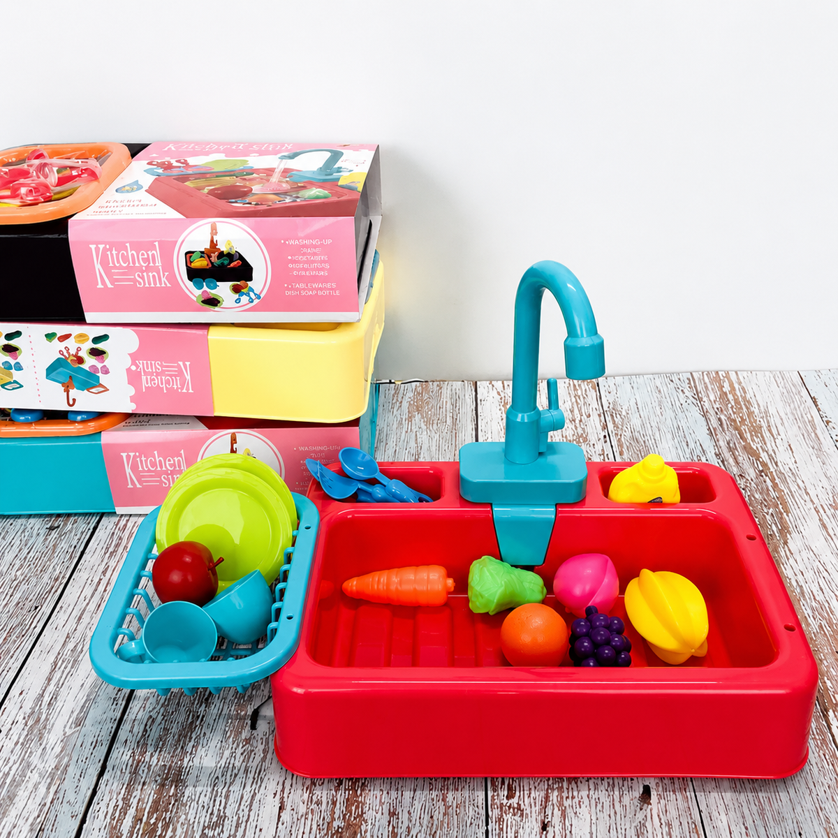 Kitchen Sink Toy Set – Electric Water Circulation Playset