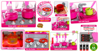 Little Chef 3-in-1 Kitchen Play Set with Suitcase – 43 Pieces