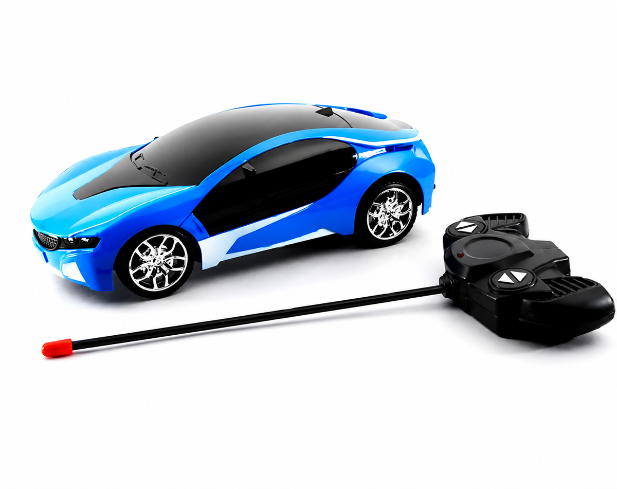 Famous Car 3D Light Remote Control RC Sports Car Toy with USB Charging Cable