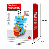 Elephant Musician Toy with Levitating Ball