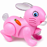 Crawling Rabbit Toy with Lights & Music
