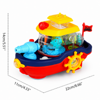 Water Cannon Boat – Interactive Water Spray Toy