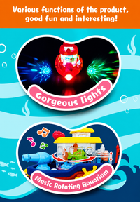 Water Cannon Boat – Interactive Water Spray Toy