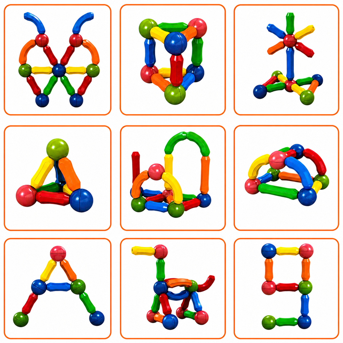 Magnetic Construction Building Set