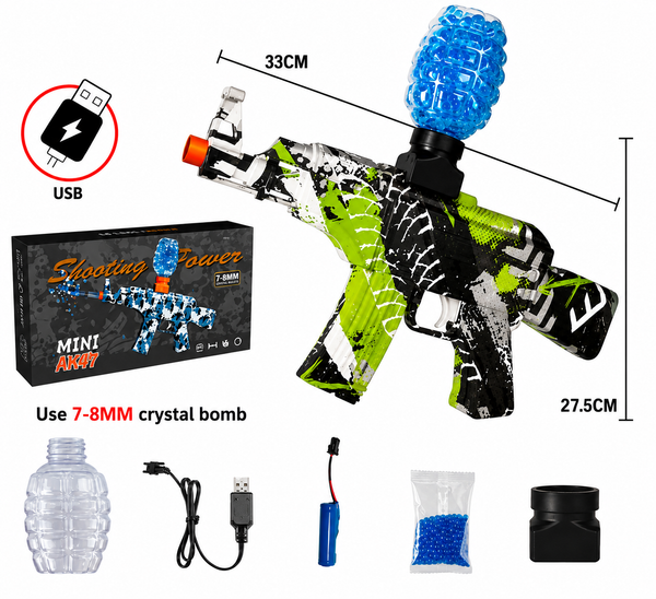 Mini AK47 Electric Gel Ball Blaster