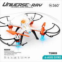 Universe Ray 2.4G Remote Control Quadcopter Drone with 6-Axis Gyro and LED Lights